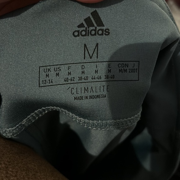 Adidas Teal Climalite high waist active leggings - Picture 4 of 4